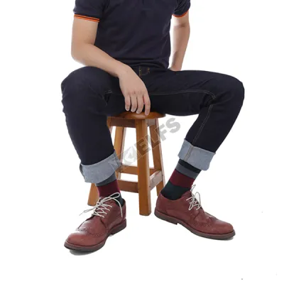 KAOS KAKI CASUAL PANJANG Kaos Kaki Panjang Casual Socks Garis HCB5A Hitam 2 kkj_casual_colour_hcb5a_hx_1