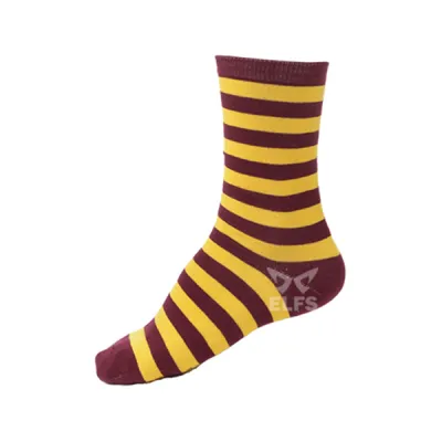 KAOS KAKI CASUAL PANJANG Kaos Kaki Panjang Harry Potter Socks Gryffindor Maroon Kuning 1 kkj_casual_gryffindor_3hdz_mo_0