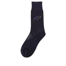 KAOS KAKI KANTOR PANJANG Kaos Kaki Kantor Panjang Executive Motif Biru Dongker