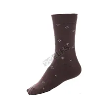 KAOS KAKI KANTOR PANJANG Kaos Kaki Kantor Panjang Eksekutif Pattern HM226S Coklat Tua