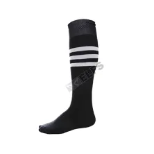 KAOS KAKI SPORT PANJANG Kaos Kaki Sepak Bola Soccer Socks HF30 List Hitam