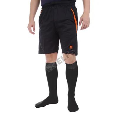 KAOS KAKI SPORT PANJANG Kaos Kaki Sepak Bola Soccer Socks HF10P Simple Hitam 2 kkj_football_simple_hf10p_hx_1