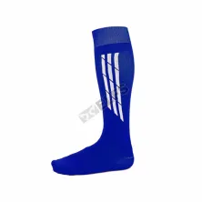 KAOS KAKI SPORT PANJANG Kaos Kaki Sepak Bola Soccer Socks HF10A Stripe Biru Tua