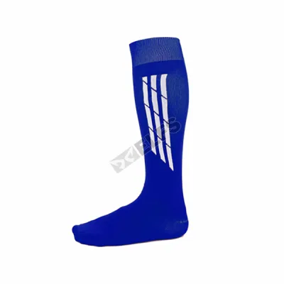 KAOS KAKI SPORT PANJANG Kaos Kaki Sepak Bola Soccer Socks HF10A Stripe Biru Tua 1 kkj_football_stripe_hf10a_bt_0