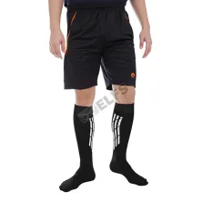 KAOS KAKI SPORT PANJANG Kaos Kaki Sepak Bola Soccer Socks HF10A Stripe Hitam