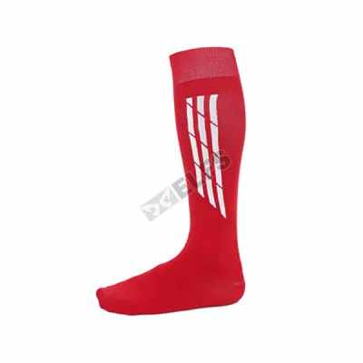 KAOS KAKI SPORT PANJANG Kaos Kaki Sepak Bola Soccer Socks HF10A Stripe Merah 1 kkj_football_stripe_hf10a_mc_0