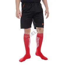 KAOS KAKI SPORT PANJANG Kaos Kaki Sepak Bola Soccer Socks HF10A Stripe Merah