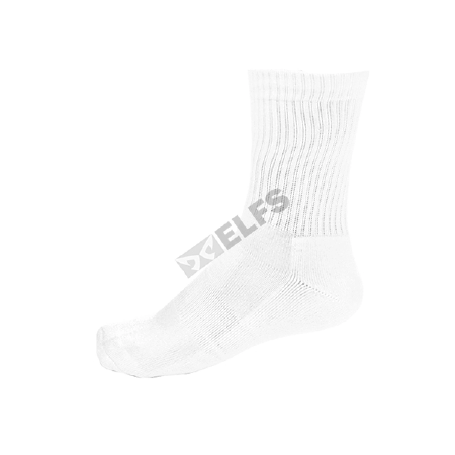 KAOS KAKI CASUAL PANJANG Kaos Kaki Panjang Casual Socks Katun Polos Putih 1 kkj_simple_cotton_px_0
