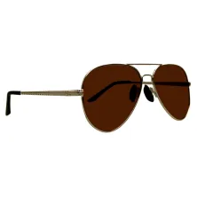 KACAMATA AVIATOR Kacamata Aviator Polarized Flat 1018 Coklat Tua