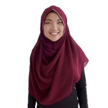 HIJAB Jilbab Intan Maroon