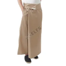 SARUNG/CELANA Celana Sarung Premium Moeslim Wear untuk Sholat Santri Pesantren Krem
