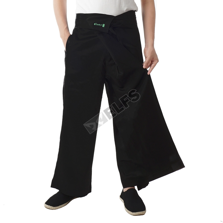 SARUNG/CELANA Celana Sarung Premium Moeslim Wear untuk Sholat Santri Pesantren Hitam 3 msc_celana_sarung_hx_2_copy