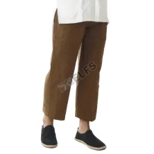 SARUNG/CELANA Celana Sirwal  Pangsi  Cingkrang Premium Moeslim Cropped Pants Ikhwan Hijrah Sunnah Coklat Tua