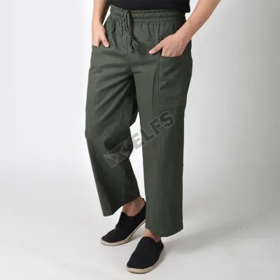 SARUNG/CELANA CELANA SIRWAL / PANGSI / CINGKRANG PREMIUM MOESLIM CROPPED PANTS IKHWAN HIJRAH SUNNAH HIJAU ARMY 1 msc_celana_sirwal_ia0_copy