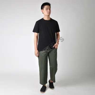 SARUNG/CELANA CELANA SIRWAL / PANGSI / CINGKRANG PREMIUM MOESLIM CROPPED PANTS IKHWAN HIJRAH SUNNAH HIJAU ARMY 3 msc_celana_sirwal_ia2_copy