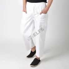 SARUNG/CELANA CELANA SIRWAL  PANGSI  CINGKRANG PREMIUM MOESLIM CROPPED PANTS IKHWAN HIJRAH SUNNAH PUTIH