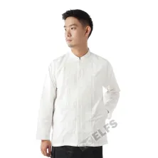 KEMEJA KOKO/JUBAH Baju Muslim Kemeja Koko Panjang Katun 2803001 Putih Gading