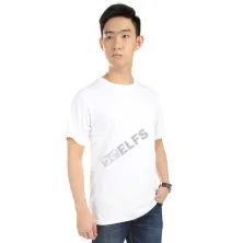 KAOS POLOS Kaos Pria Katun Tshirt Basic Putih