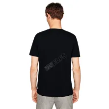 KAOS KANTONG Kaos Pria Katun Tshirt Combed 20S Slimfit Pocket Hitam