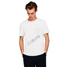 KAOS KANTONG Kaos Pria Katun Tshirt Combed 20S Slimfit Pocket Putih
