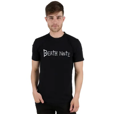 KAOS MOTIF Kaos Pria Katun Tshirt Death Note Hitam 1 ok_cotton_deathnote_hx_0