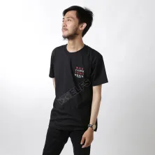 KAOS MOTIF KAOS PRIA ONECK PENDEK KATUN GARUDA INSIDE TSHIRT OBLONG HITAM