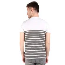 KAOS KANTONG Kaos Pria Katun Tshirt Fashion Half Line Pocket Putih
