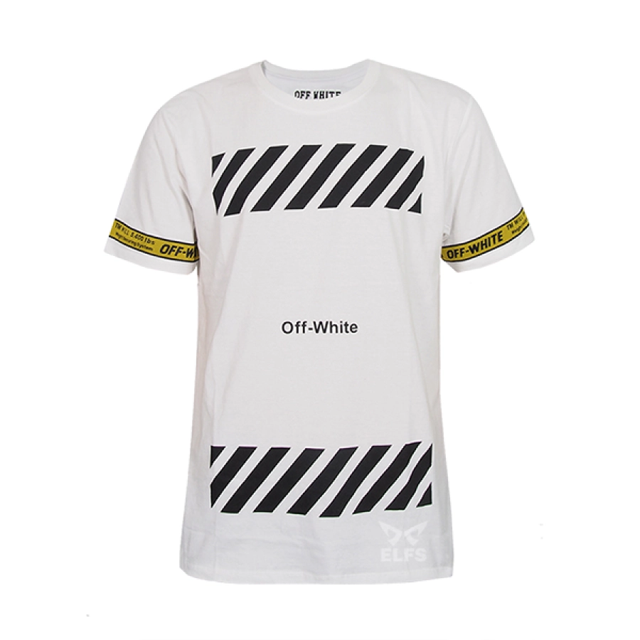 KAOS MOTIF Kaos Pria Katun Tshirt Off White Arm Putih 1 ok_cotton_off_white_arm_px_0