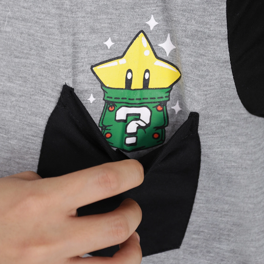 KAOS KANTONG KAOS PRIA ONECK PENDEK KATUN POCKET REVEAL STAR TSHIRT OBLONG ABU TUA 2 ok_cotton_pocket_reveal_star_2