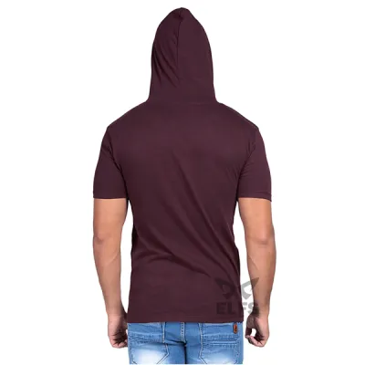 KAOS HOODIE Kaos Hoodie Pria Polos Maroon 3 ok_kaos_hoodie_polos_mo_2