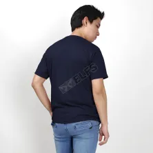 KAOS POLOS KAOS PRIA ONECK TERRY TSHIRT OBLONG POLOS BIRU DONGKER