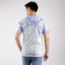 KAOS MOTIF Elfs Kaos Tie Dye Tshirt Premium Cotton Combed 20s Kaos Distro Pria WanitaKaos Tshirt Pria Wanita Biru Muda