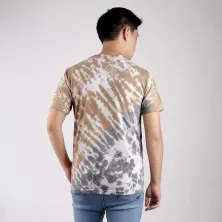 KAOS MOTIF Elfs Kaos Tie Dye Tshirt Premium Cotton Combed 20s Kaos Distro Pria WanitaKaos Tshirt Pria Wanita Coklat Tua