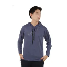 LENGAN PANJANG HOODIE Kaos Hoodie Pria Lengan Panjang Misty Longsleeves Hoody Biru Dongker