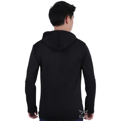 LENGAN PANJANG HOODIE Kaos Hoodie Pria Lengan Panjang Texture Hitam 3 okj_kaos_hoodie_texture_hx_2