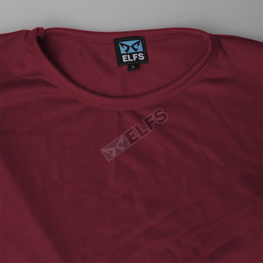 LENGAN PANJANG POLOS ELFS - KAOS LENGAN PANJANG PRIA TERRY LONG SLEEVE POLOS MAROON<br> 3 okj_kaos_tangan_panjang_mo2