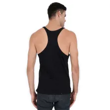 SINGLET CASUAL Kaos Singlet Pria Katun Gym Polos Hitam