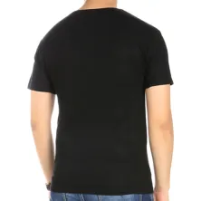 KAOS MOTIF Kaos Pria Spandek Tshirt Life 5E Hitam