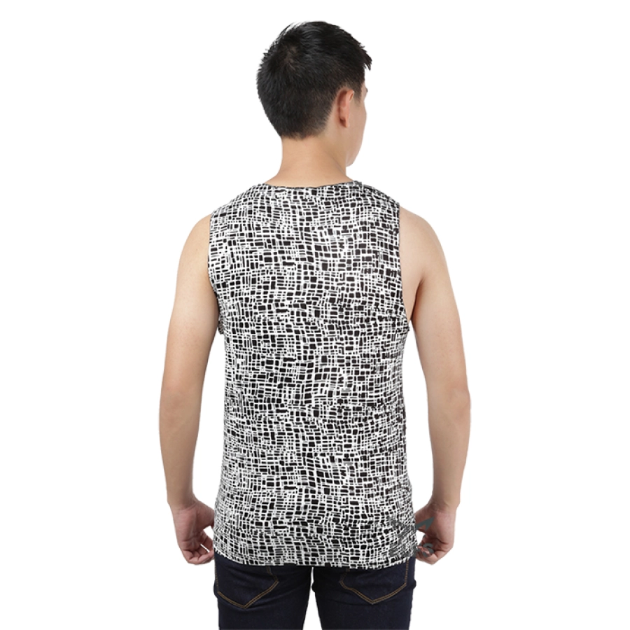 SINGLET CASUAL Kaos Singlet Pria Tanktop Spandex Fullprint Brick Putih 2 oxo_fullprint_brick_px_01_copy