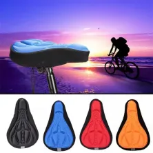 HELM & ALAS HELM Sarung Jok Sepeda 3D Gel Bike Saddle Cover Biru Tua