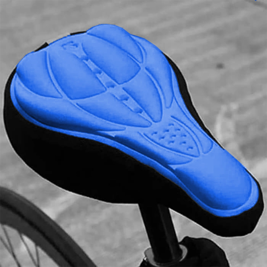 HELM & ALAS HELM Sarung Jok Sepeda 3D Gel Bike Saddle Cover Biru Tua 4 padding_gel_sepeda_bm3