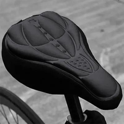 HELM & ALAS HELM Sarung Jok Sepeda 3D Gel Bike Saddle Cover Hitam 4 padding_gel_sepeda_hx3