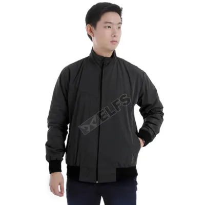 HOODIE & JAKET PARASUT Jaket Pria Parasut Seleting Tinggi Abu Tua 1 parasut_water_resistant_fullzip_at_0_copy