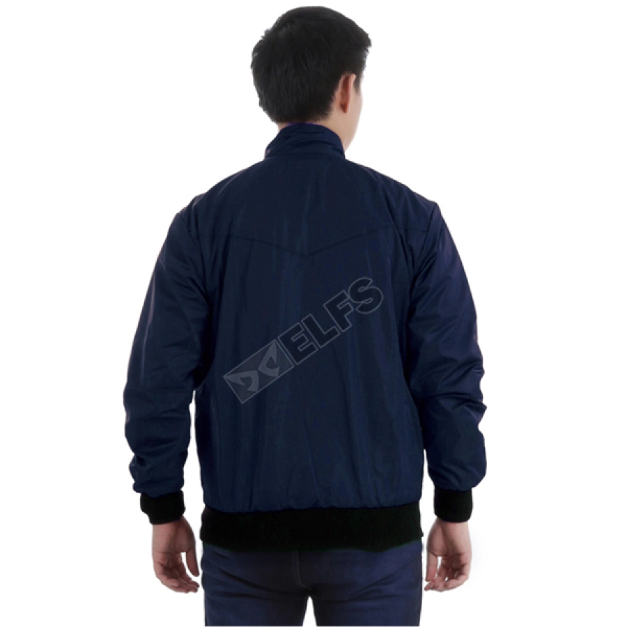 HOODIE & JAKET PARASUT Jaket Pria Parasut Seleting Tinggi Biru Dongker 3 parasut_water_resistant_fullzip_bd_2_copy