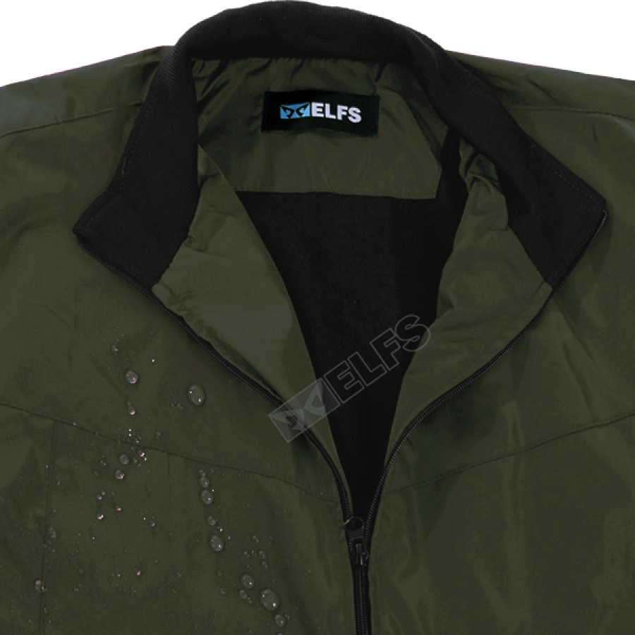 HOODIE & JAKET PARASUT Jaket Pria Parasut Seleting Tinggi Hijau Army 4 parasut_water_resistant_fullzip_ia_3