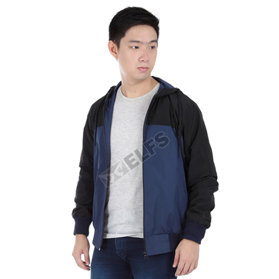 HOODIE & JAKET PARASUT Jaket Parasut Water Resistant Hoodie Navy Hitam 2 parasut_water_resistant_hoodie_navy_hx_1_copy