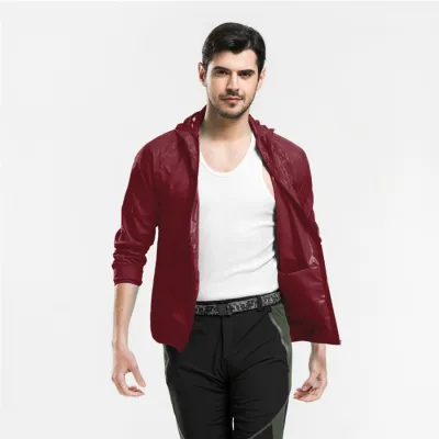 JAKET TRAINING Jaket Pria Lipat Parasut Water Resistant Simple Maroon 4 parasut_water_resistant_lipat_mo3