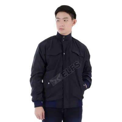 JAKET PARKA Jaket Parasut Water Resistant Semi Parka Polos Biru Dongker 2 parasut_water_resistant_semi_parka_polos_bd_1_copy