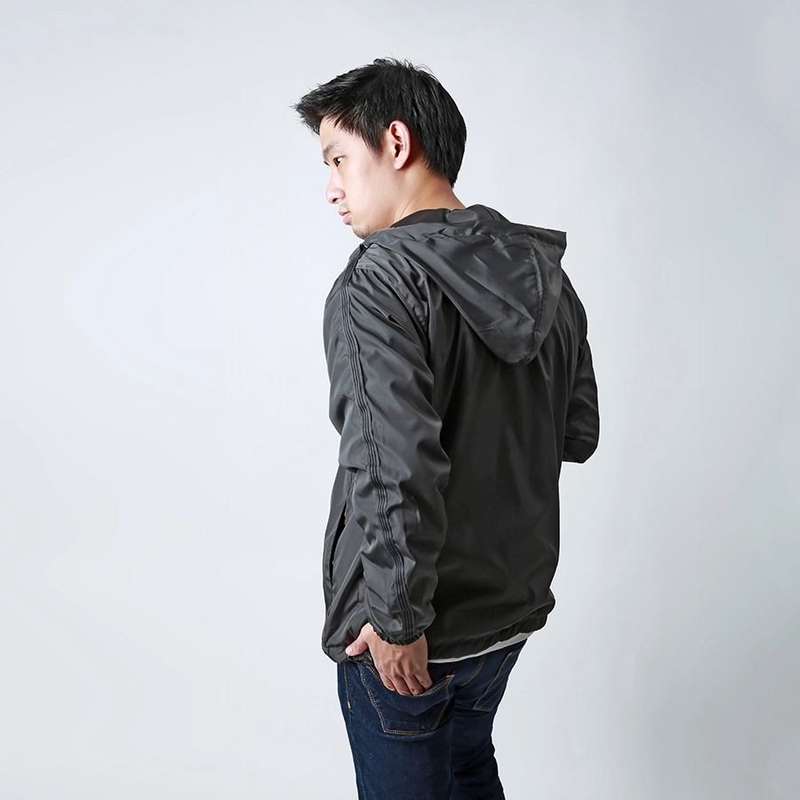 JAKET PARASUT PRIA WIND BREAKER WHITE LIST ABU TUA HOODIE JAKET PARASUT ELFS SHOP
