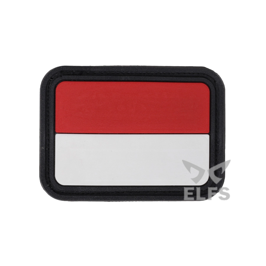 KARABINER Patch Rubber Velcro Indonesia Polisi Putih 1 patch_logo_indoneisa_px0